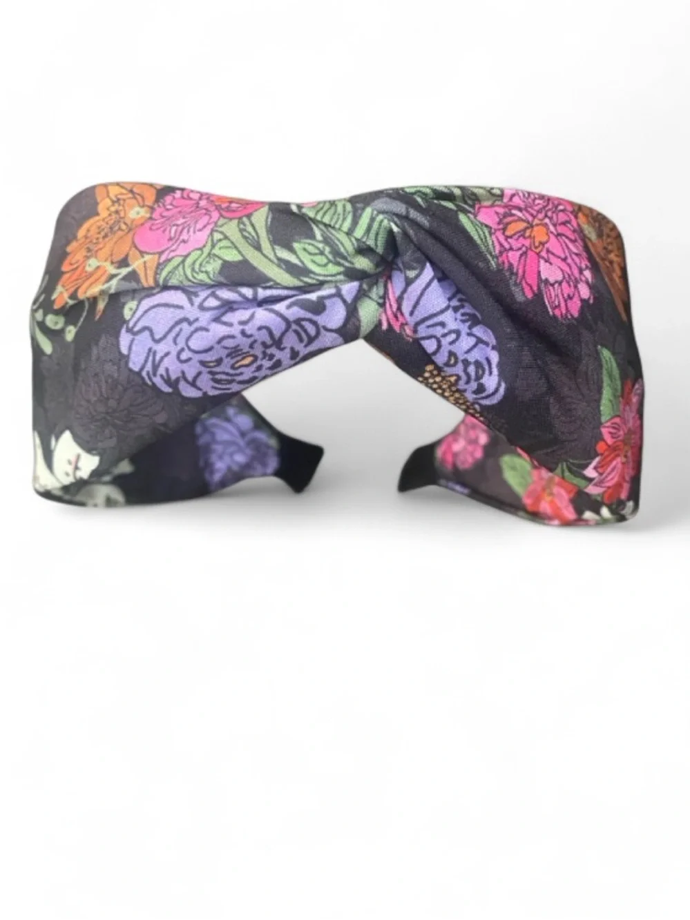 Floral Top Knot Headband - Brand New